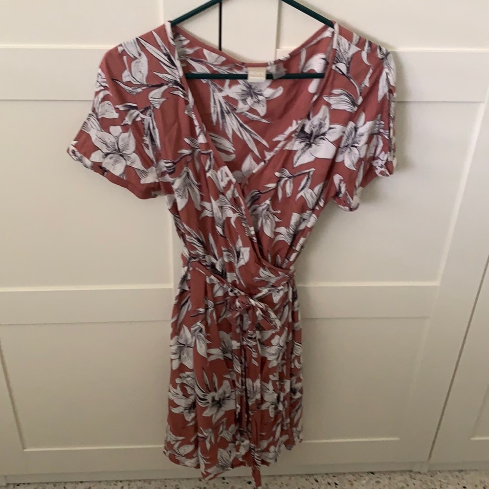 Roxy juniors wrap dress, small
